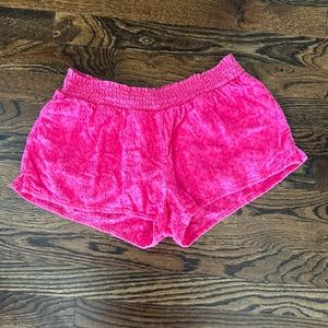 Aerie eyelet shorts, size medium